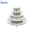 2 Tier neue Papier Karton Tortenständer, Mini Großhandel Karton Cupcake Stand